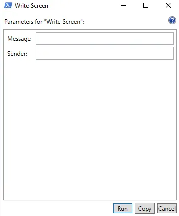Write-Screen